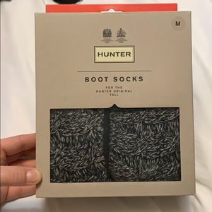 Hunter cable knit boot socks